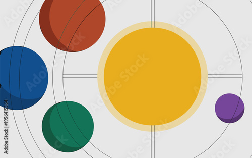 Solar system planets illustration for kids educational coloring page d