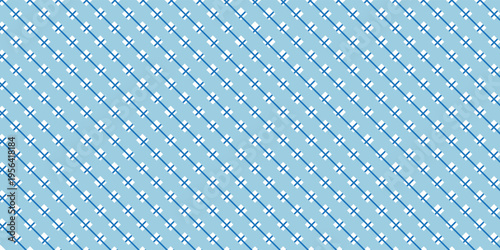 Beautiful modern pattern with simple blue abstract vertical lines, retro, art, lovely design, cute wallpaper, design for decoration, wrapping paper, print, fabric or textile, vector illustration