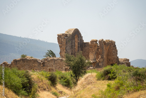 Ruins of a Roman villa in Bulla Regia, outside of Jendouba, Tunisia