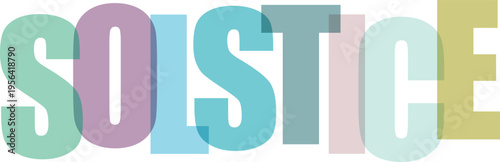 Multicolored Text Logo Isolated on White Background