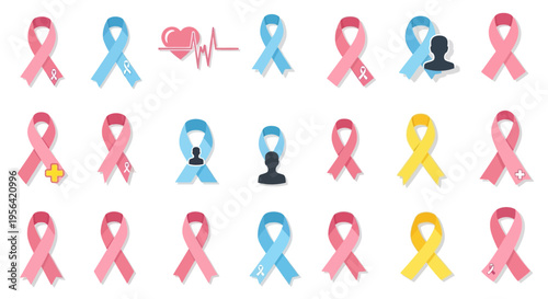 Colorful Ribbons for Various Awareness Campaigns.