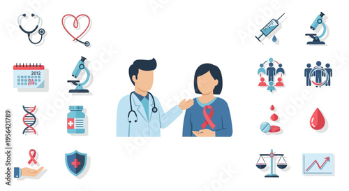 Doctor Consulting with Female Patient.