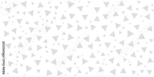 White and gray background. Geometric style. Mesh of triangles. Mosaic template for your design.