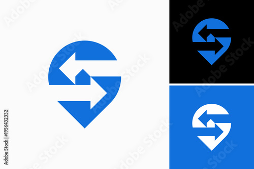 Move House Vector Logo Premium 