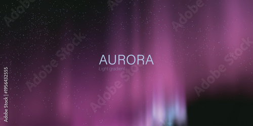 aurora light gradient glowing polar sky backdrop