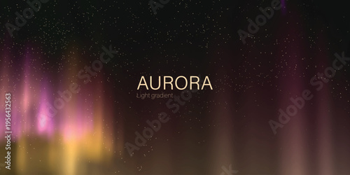 aurora light gradient vibrant cosmic illumination waves