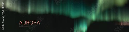 aurora light gradient vibrant glowing sky waves