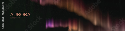 aurora light gradient modern luminous cosmic background