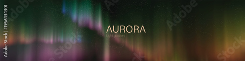aurora light gradient dreamy luminous polar lights