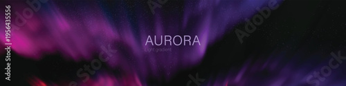 aurora light gradient colorful cosmic glow background