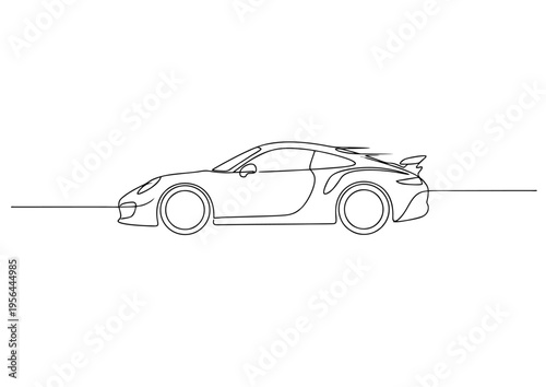 one line art car.ai
