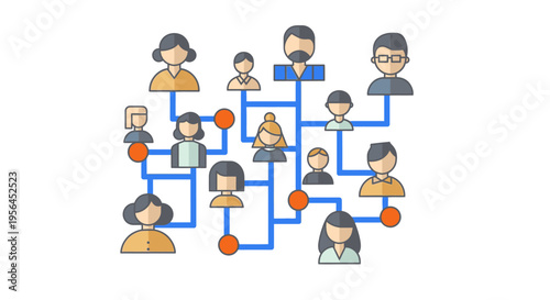 People connections network relationships social media