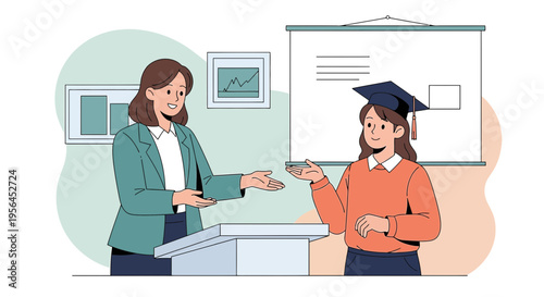 Empowering graduation moments, professor celebrates success and acknowledges dedication of