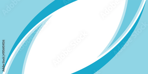 Blue and white business wave banner background. vector