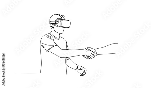 Minimal curvy woman walking on treadmill line art fitness vector illustration