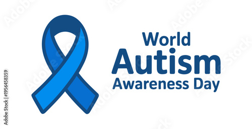 World Autism Awareness Day puzzle concept illustration with colorful pieces symbolizing support and inclusion