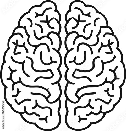 A conceptual illustration showing the progression from organic human brain to artificial intelligence