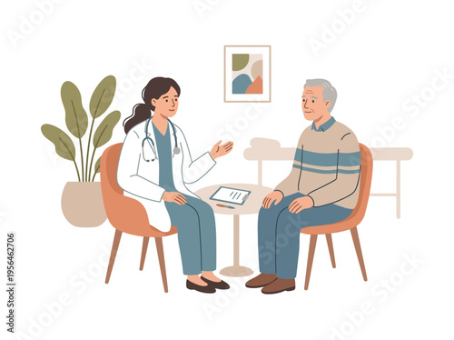 Doctor Consults Patient