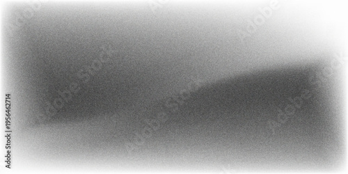Grey gradient grain texture background gray black white monochrome smooth grainy backdrop design copy space