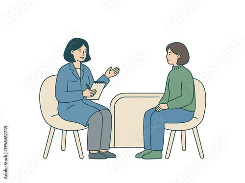 Therapist and Patient Conversation