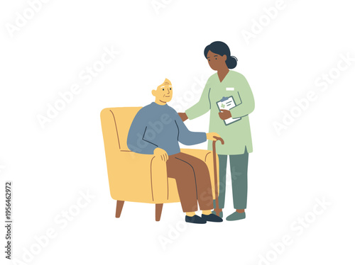 Healthcare Visit at Home