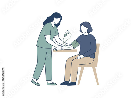Medical Checkup Illustration