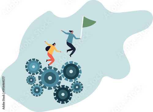 Organization efficiency, development and workflow,human life and situation.