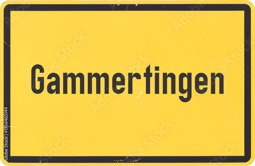 Принти на полотні Ortsschild Gammertingen