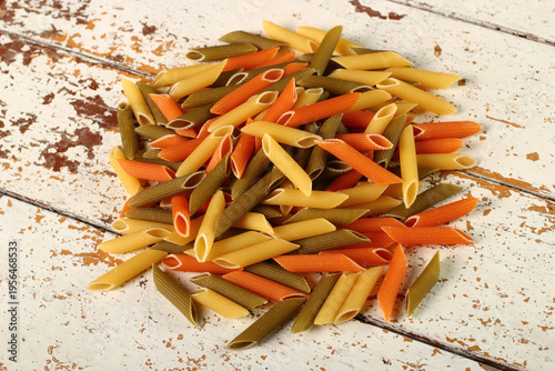 Pasta Penne Rigate Tri Color