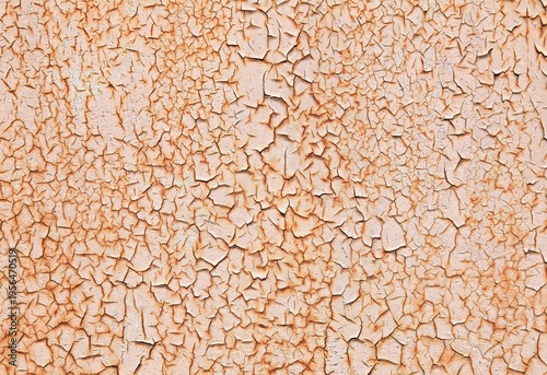 Obraz na plátne Rusty, pink metallic wall, background
