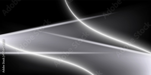 Abstract light streaks on a dark backdrop creating a dynamic, energetic mood.