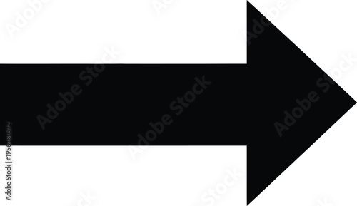 A black right pointing arrow graphic symbol