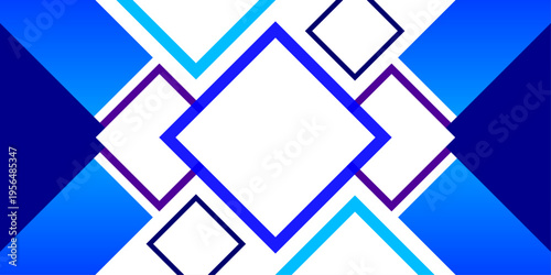 Modern blue abstract geometric background with diamond shapes and sharp professional elements perfect for corporate business presentations branding and creative web banners