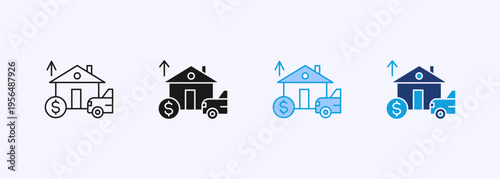 Assets Icon Set Multiple Style Collection Element For Design
