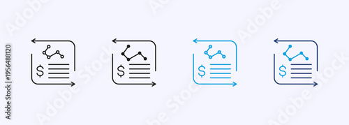 Back Testing Icon Set Multiple Style Collection Element For Design