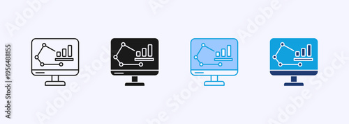 Simulation Icon Set Multiple Style Collection Element For Design
