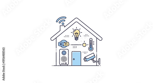 Smart Home Automation System Control Panel.