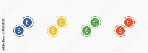 Liquidity Icon Set Color Multiple Style Collection Element For Design