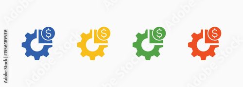 Equity Icon Set Color Multiple Style Collection Element For Design