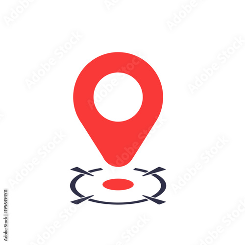 Target Location Pin Crosshair Icons