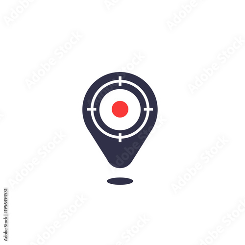 Free Download Target Location Pin Crosshair Icons - GFXLoad