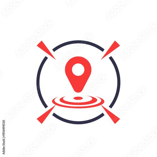 Target Location Pin Crosshair Icons