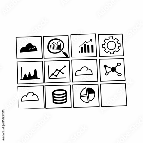 set of icons for web design