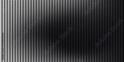 Vector ribbed glass texture background. Light grey white ribbed glass. Mesh gradient. acrylic ribbed bath surface. Ribbed glass background semitransparent overlay. Bath wall window