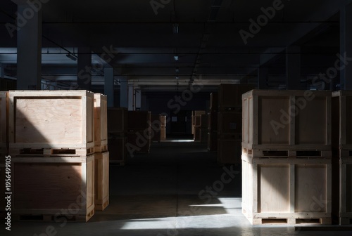 Thriller investigation in abandoned warehouse urban setting mysterious atmosphere