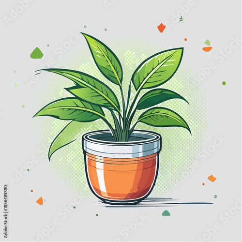 Japandi Pflanzendekoration mit minimalistischer Ästhetik