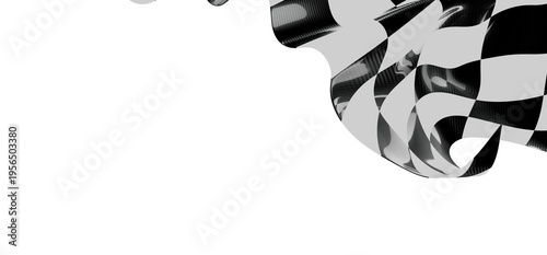 Abstract image of a waving ...