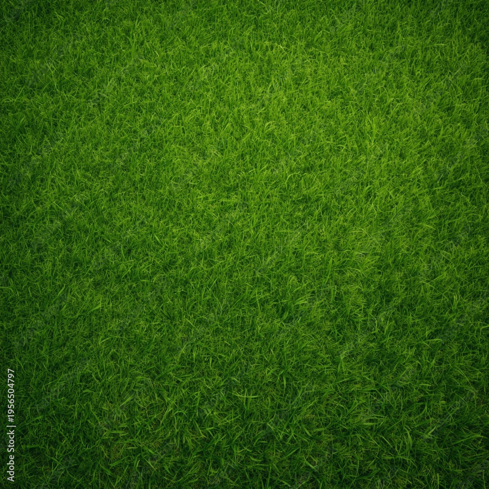 Fototapeta premium Top View Fresh Green Grass Texture Collection Natural Lawn Background Set