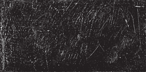 Scratched Grunge Urban Background Texture Vector. Dust Overlay Distress Grainy Grungy Effect. Distressed Backdrop Vector Illustration. Isolated Black on White Background. EPS 10.
