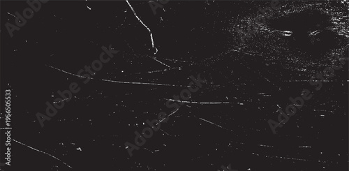 Scratched Grunge Urban Background Texture Vector. Dust Overlay Distress Grainy Grungy Effect. Distressed Backdrop Vector Illustration. Isolated Black on White Background. EPS 10.
